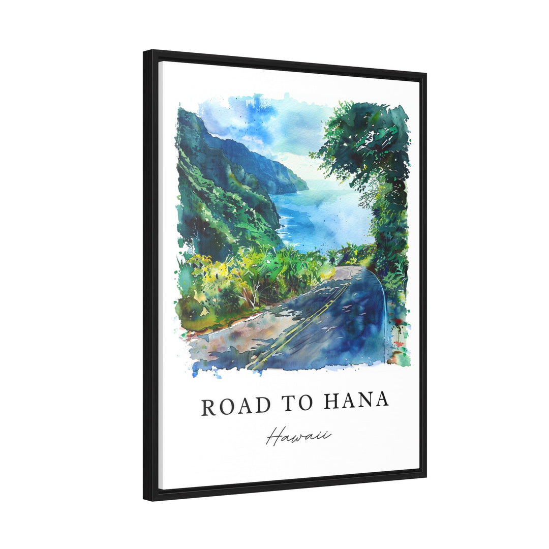 Road to Hana Art Print, Hawaii Print, Road to Hana Wall Art, Maui Gift, Travel Print, Travel Poster, Travel Gift, Housewarming Gift