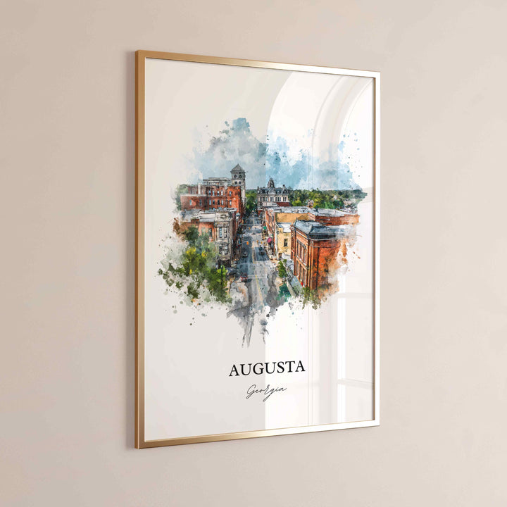 Augusta, Georgia – Watercolor Art Print