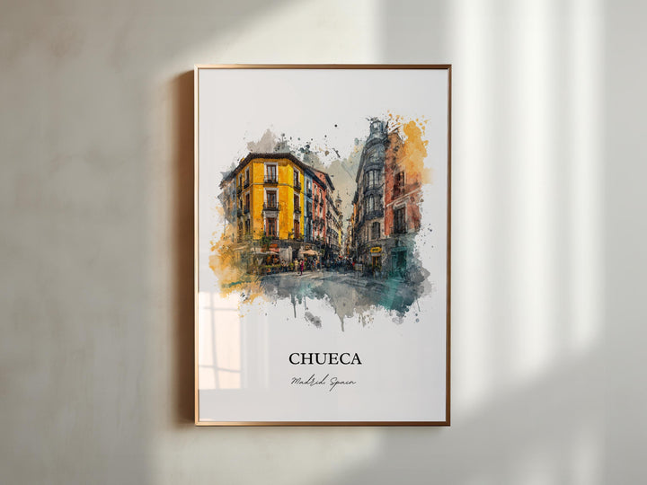 Chueca, Spain – Watercolor Art Print