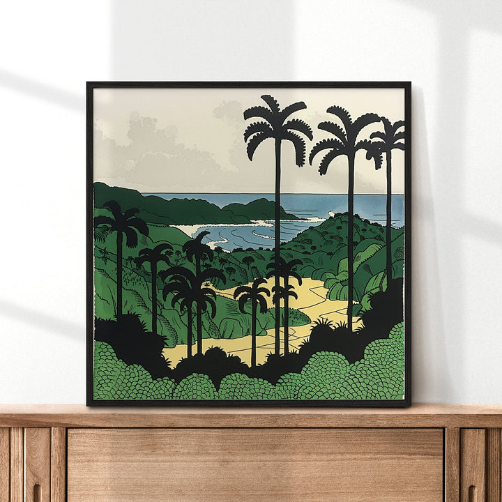Modern Costa Rica Art, Costa Rica Print, Unique Costa Rica Art, Costa Rica Gift, Travel Poster, Housewarming Gift
