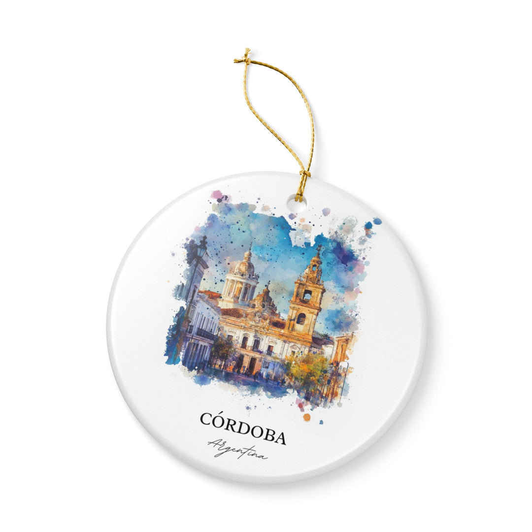 Cordoba Agrentina Ornament: Unique Cordoba Souvenir, Agrentina Xmas Decor, and Authentic Agrentina Gift