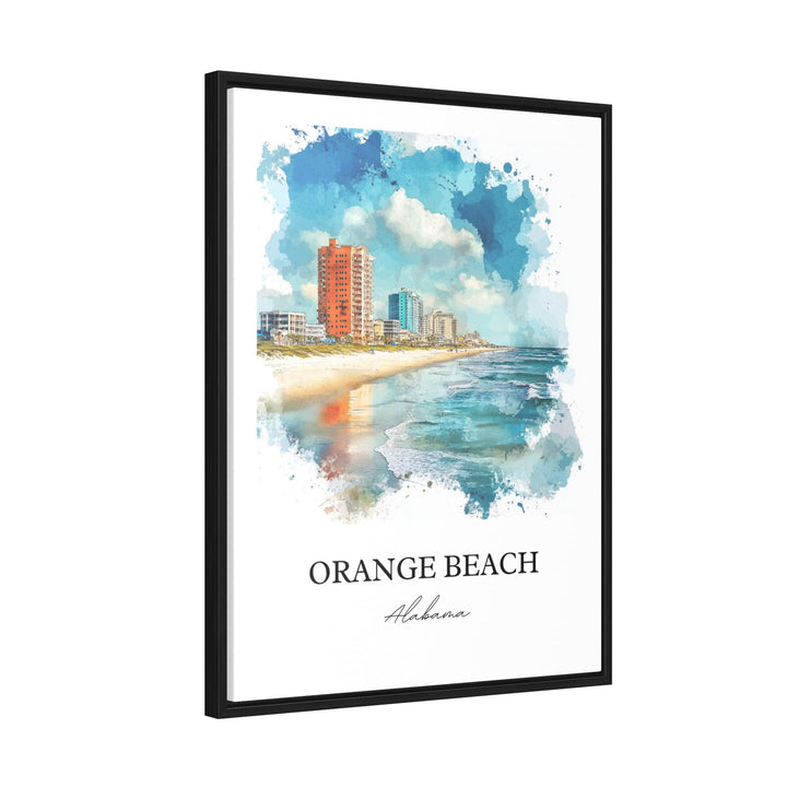 Orange Beach, Alabama – Watercolor Art Print
