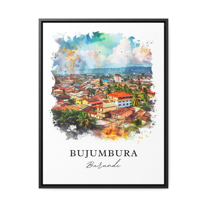 Bujumbura Wall Art - Burundi Print