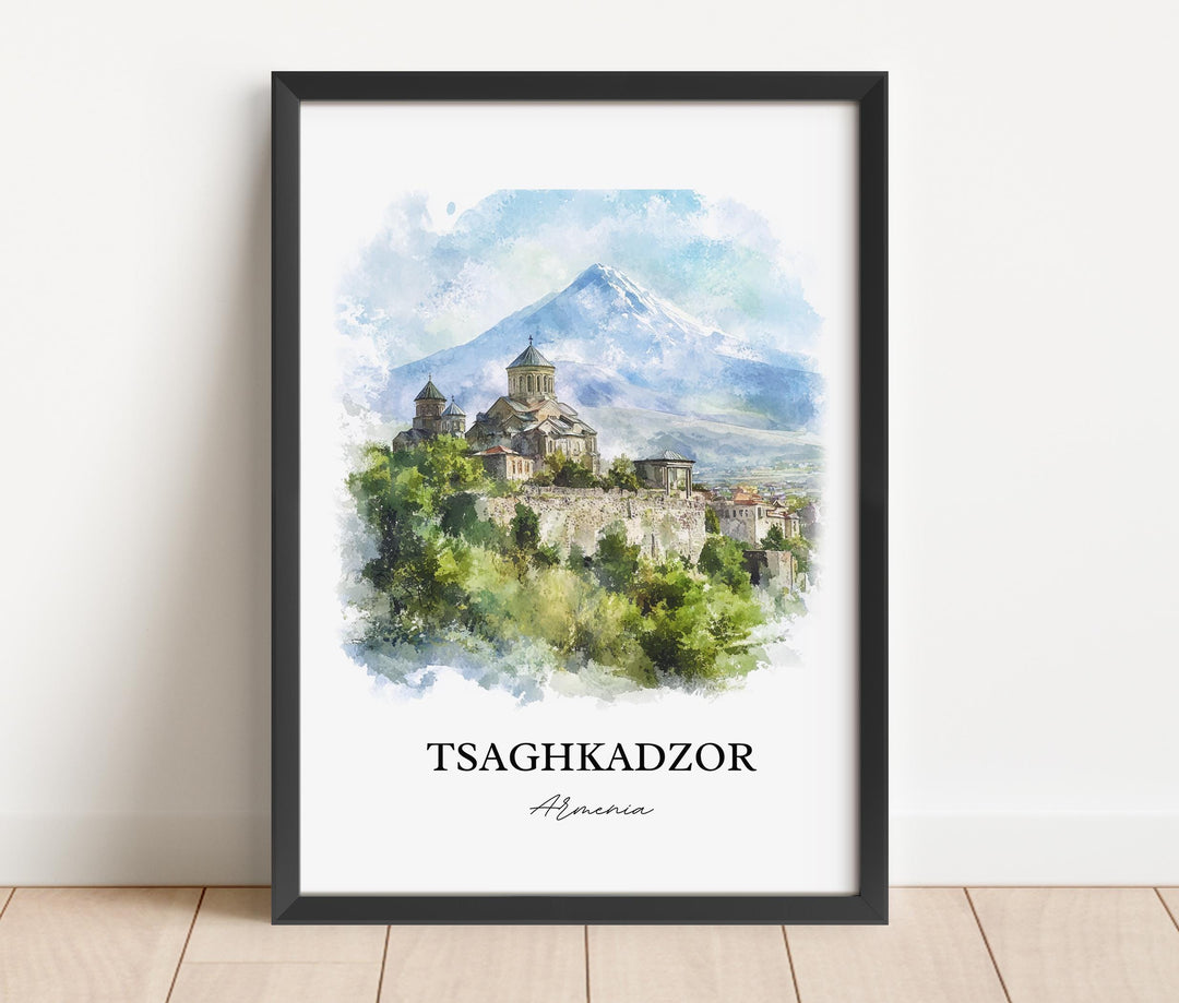 Tsaghkadzor, Armenia – Watercolor Art Print