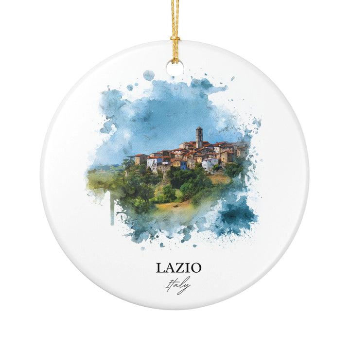 Lazio Italy Ornament: Unique Lazio Italy Souvenir, Lazio Italy Xmas Decor, and Authentic Lazio Region Italia Gift