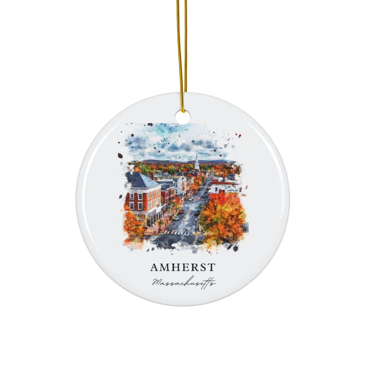 Amherst, Massachusetts Christmas Ornament