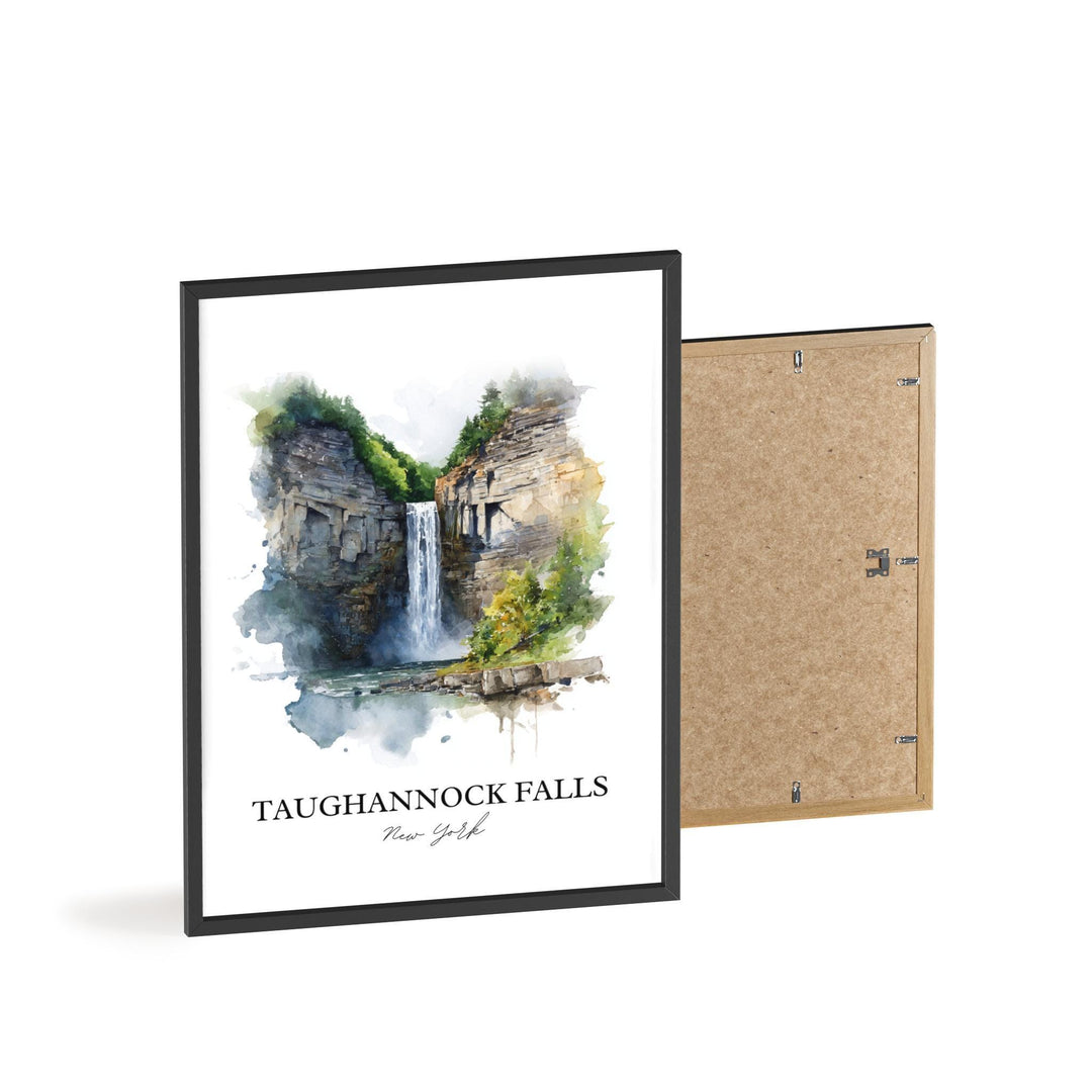 Taughannock Falls Wall Art, Ulysses NY Print, Finger Lakes Artwork, Taughannock Falls Gift, Travel Print, Travel Poster, Housewarming Gift