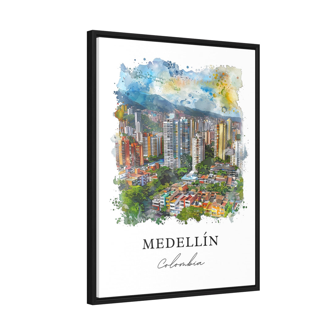 Medellin Colombia Wall Art, Medellin Colombia Print, Medellin Watercolor, Colombia Gift,