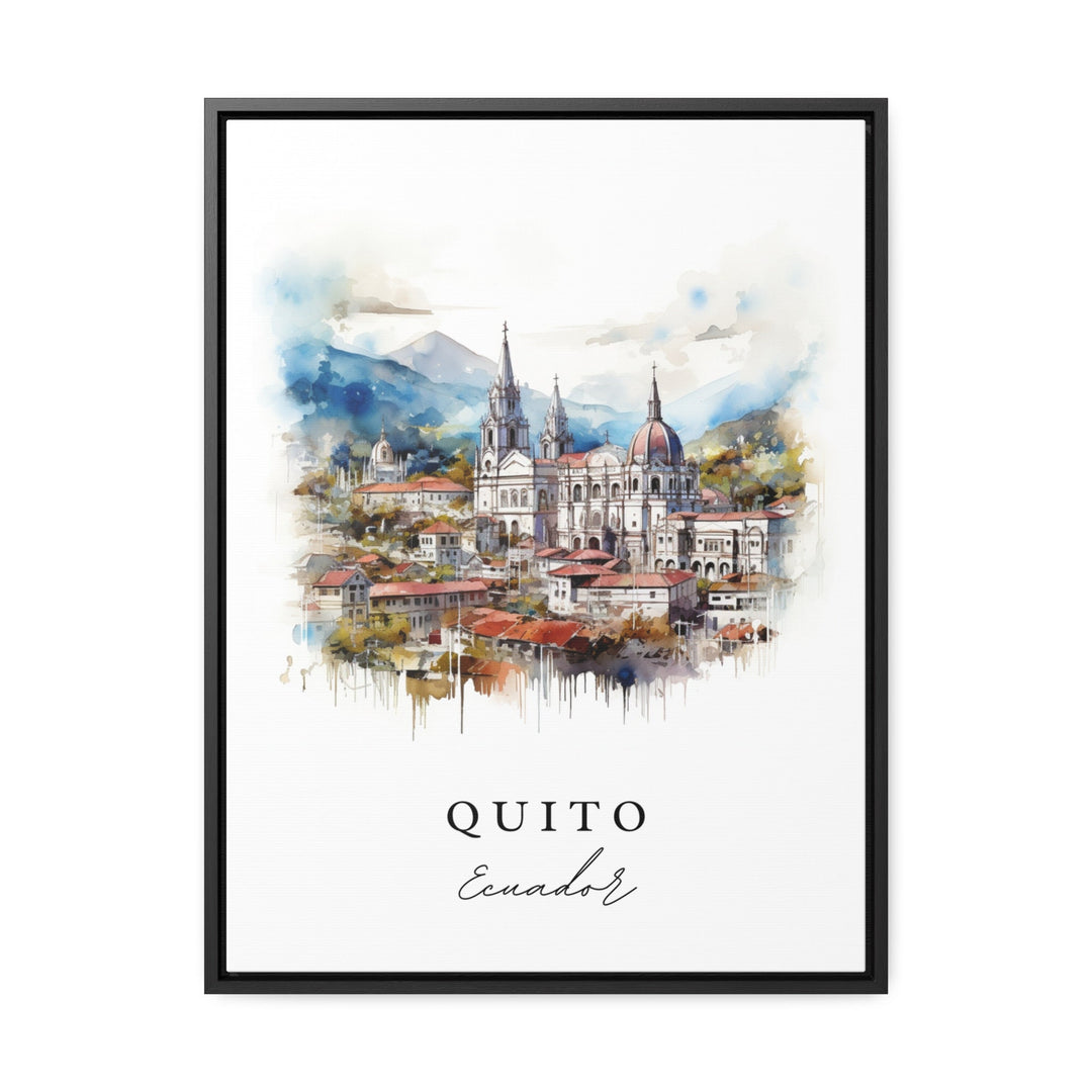 Quito Ecuador wall art - Ecuador, Quito poster, Quito Wedding gift, Birthday present, Custom Text, Personalized Gift