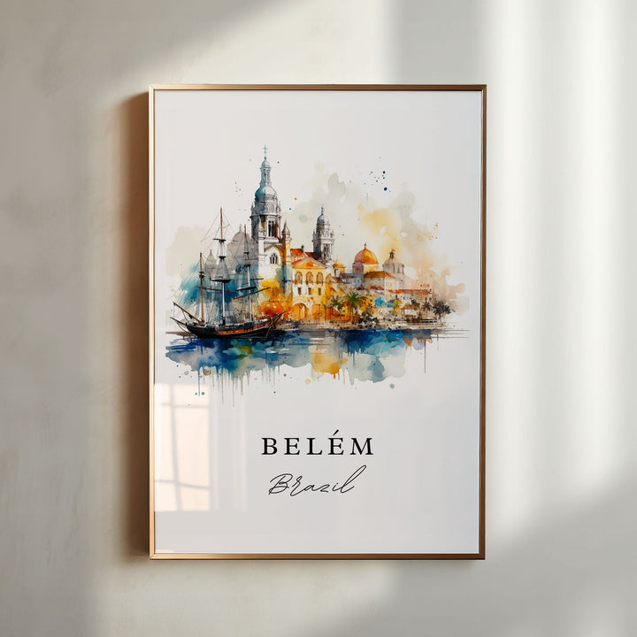 Belem Wall Art - Brazil Print