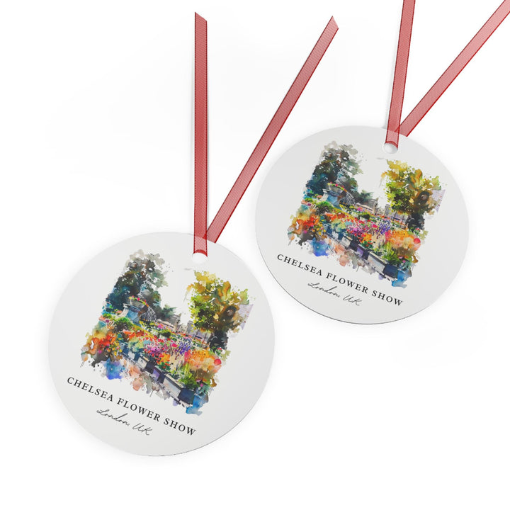 Chelsea Flower Show Ornament: Unique London Souvenir, London UK Xmas Decor, and Authentic Chelsea Flower Show Gift