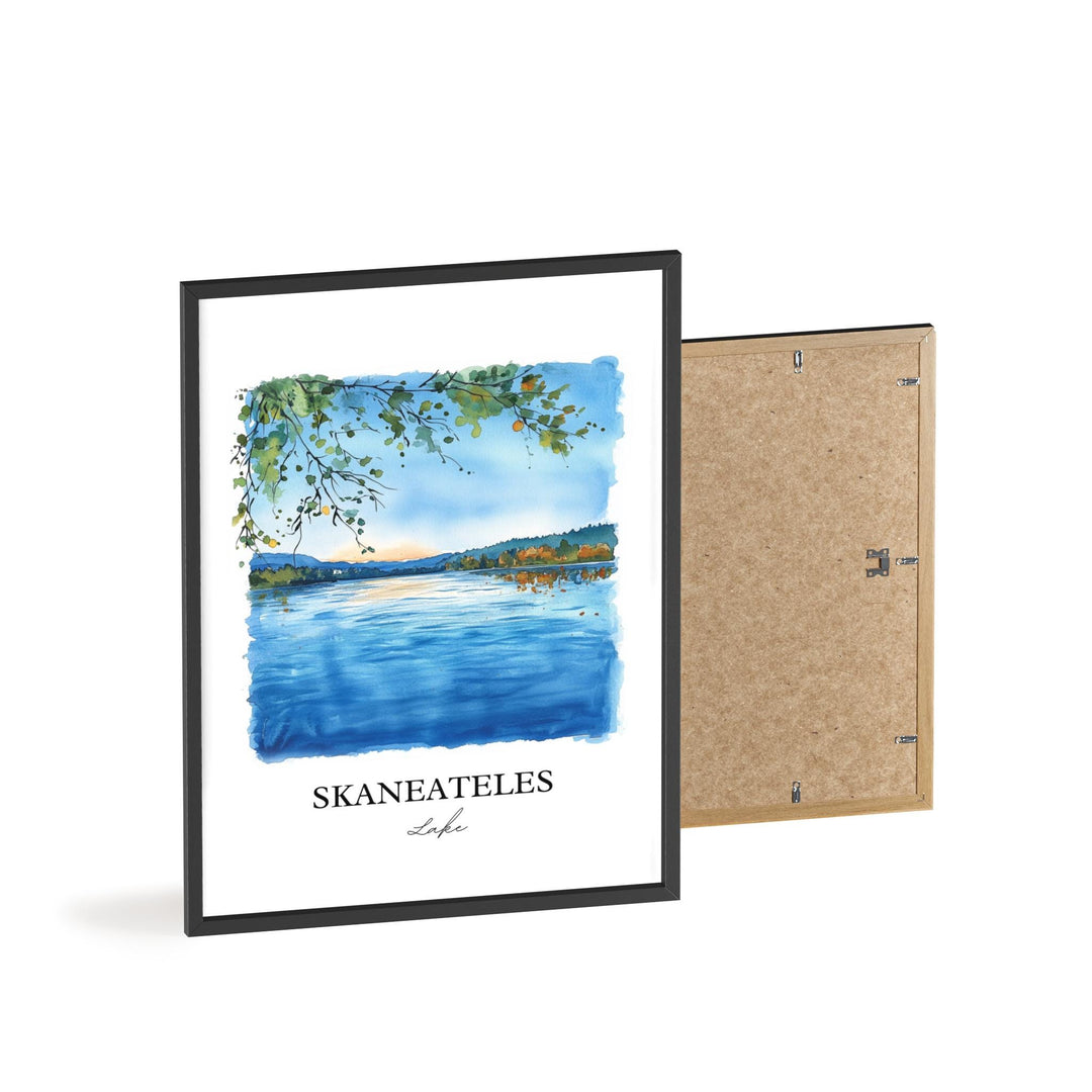 Skaneateles Lake Wall Art, Finger Lakes Print, New York State Artwork, Skaneateles Lake Gift, Travel Print, Travel Poster, Housewarming Gift