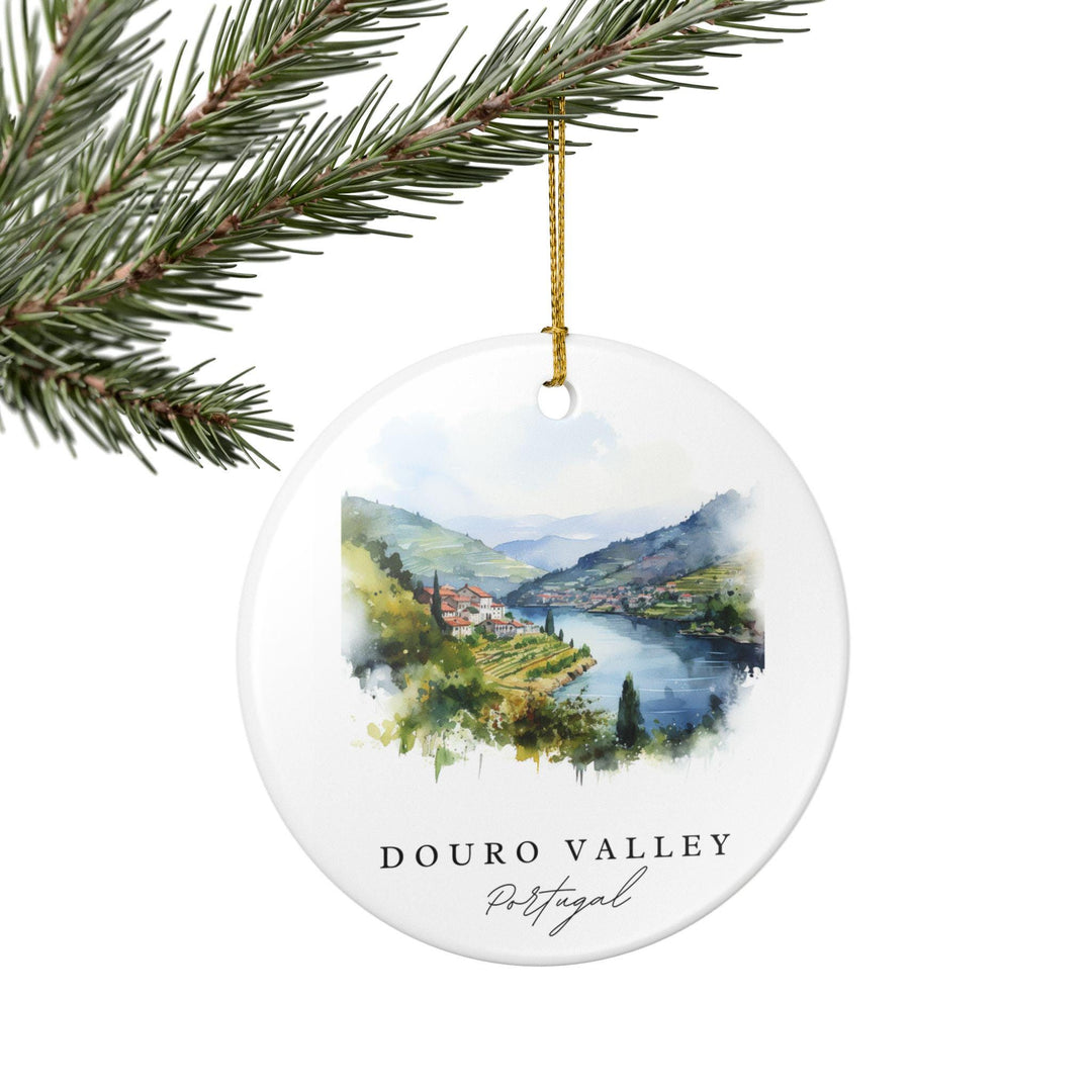 Douro Valley Ornament: Unique Douro Valley Souvenir, Portugal Xmas Decor, and Authentic Douro Valley Gift
