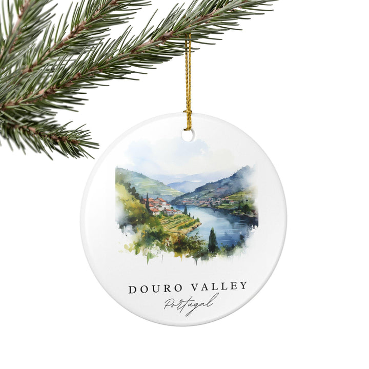 Douro Valley Ornament: Unique Douro Valley Souvenir, Portugal Xmas Decor, and Authentic Douro Valley Gift