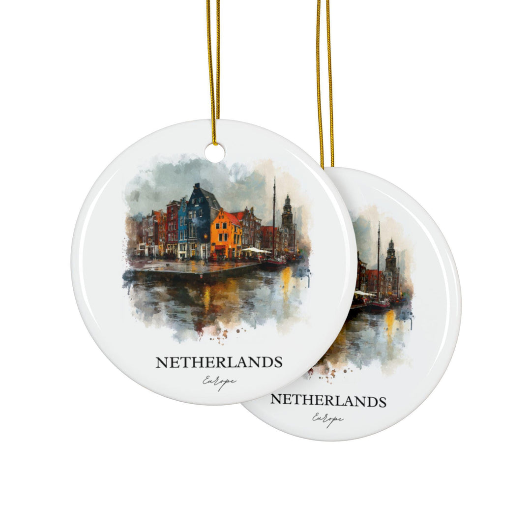 Netherlands Ornament: Unique Netherlands Souvenir, Netherlands Xmas Decor, and Authentic Netherlands Travel Gift