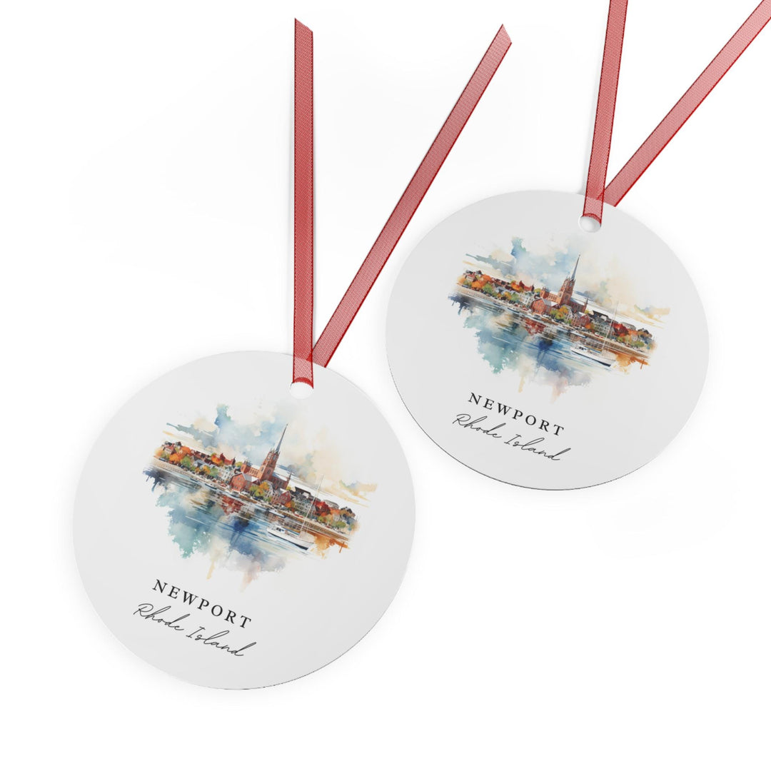 Newport RI Ornament: Unique Newport Souvenir, Newport RI Xmas Decor, and Authentic Newport Rhode Island Gift
