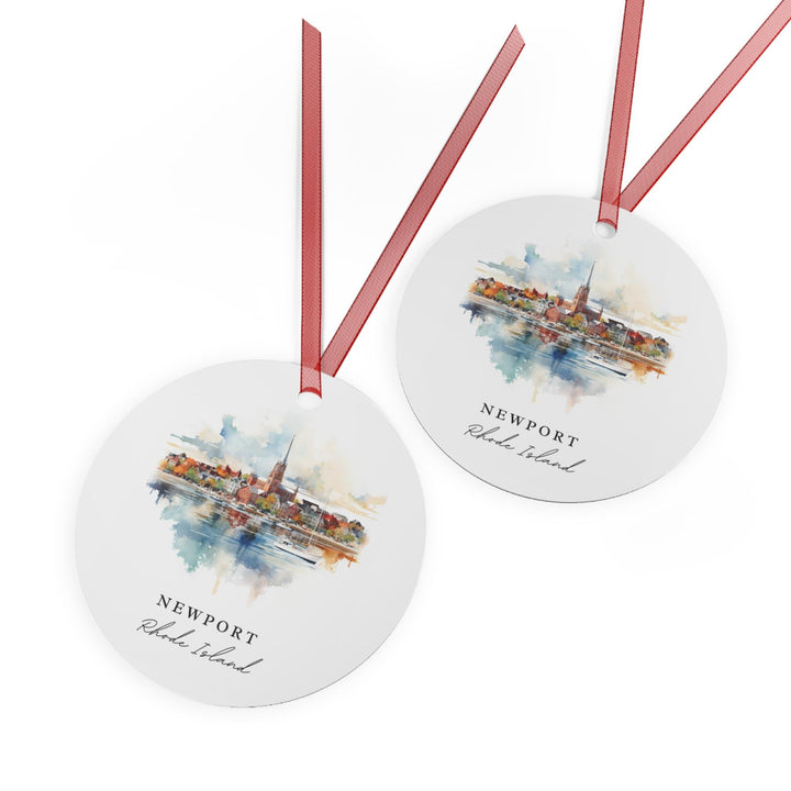 Newport RI Ornament: Unique Newport Souvenir, Newport RI Xmas Decor, and Authentic Newport Rhode Island Gift
