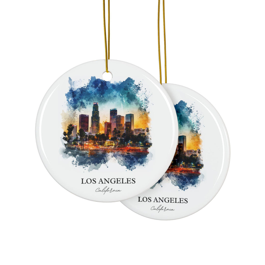 Los Angeles Ornament: Unique LA Souvenir, Los Angeles Xmas Decor, and Authentic LA California Gift