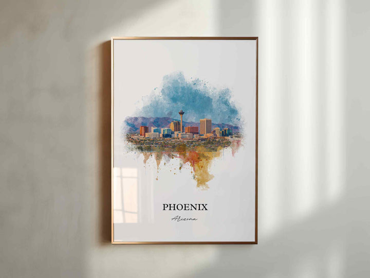 Phoenix, Arizona – Watercolor Art Print