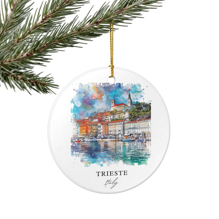 Trieste Italy Ornament: Unique Trieste Souvenir, Trieste Italy Xmas Decor, and Authentic Italy Gift