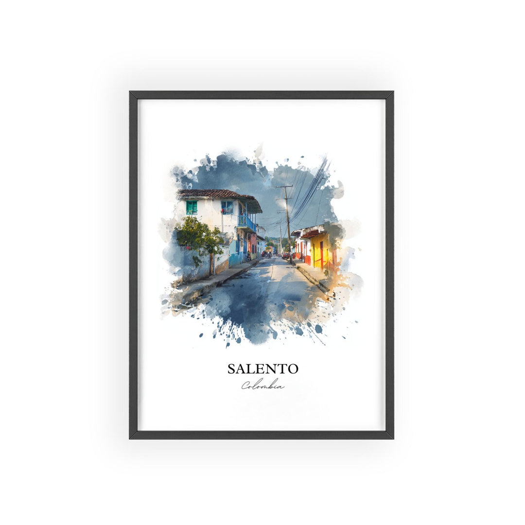 Salento, Colombia – Watercolor Art Print
