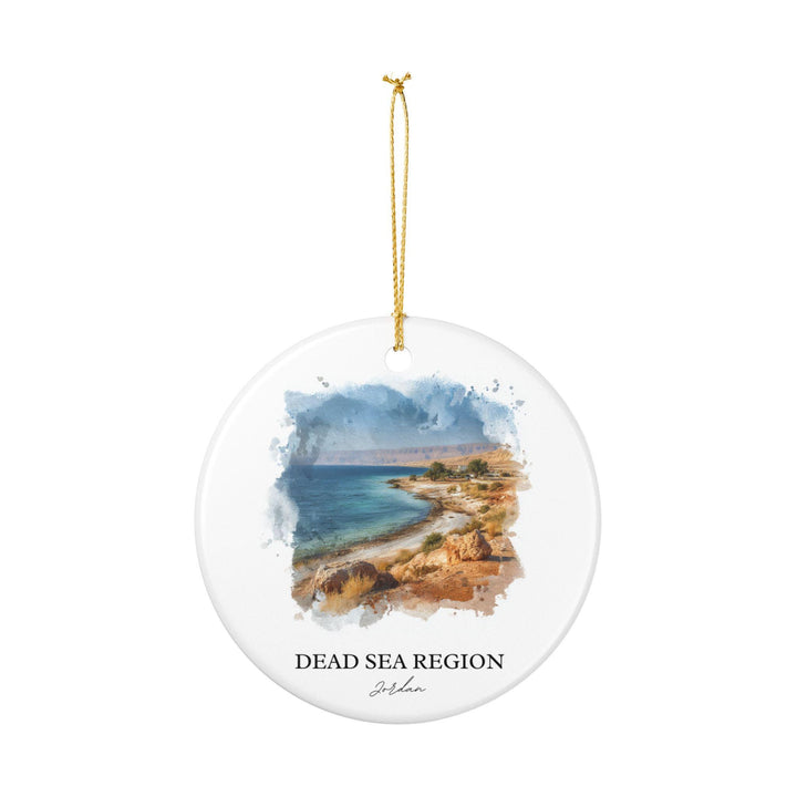Dead Sea, Jordan Ornament: Unique Dead Sea Jordan Souvenir, Jordan Xmas Decor, and Authentic Jordan Gift