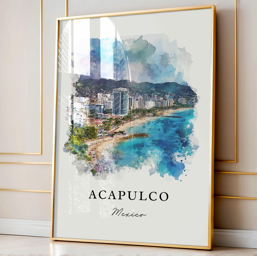 Acapulco Wall Art - Mexico Print