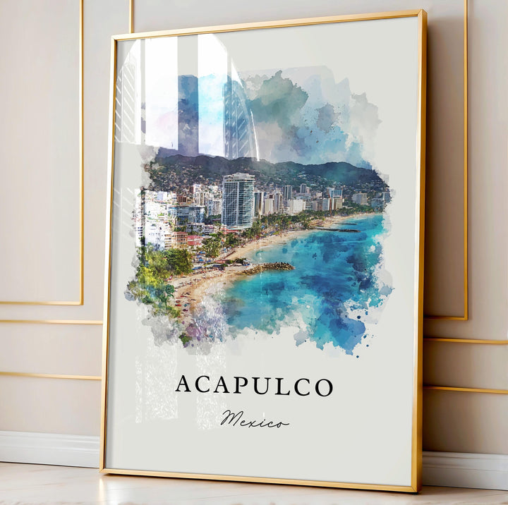 Acapulco Wall Art - Mexico Print