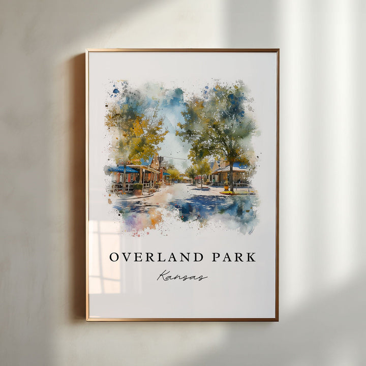 Overland Park KS wall art - Kansas, Overland Park print, Overland Park Kansas Wedding gift, Birthday present, Custom Text, Perfect Gift