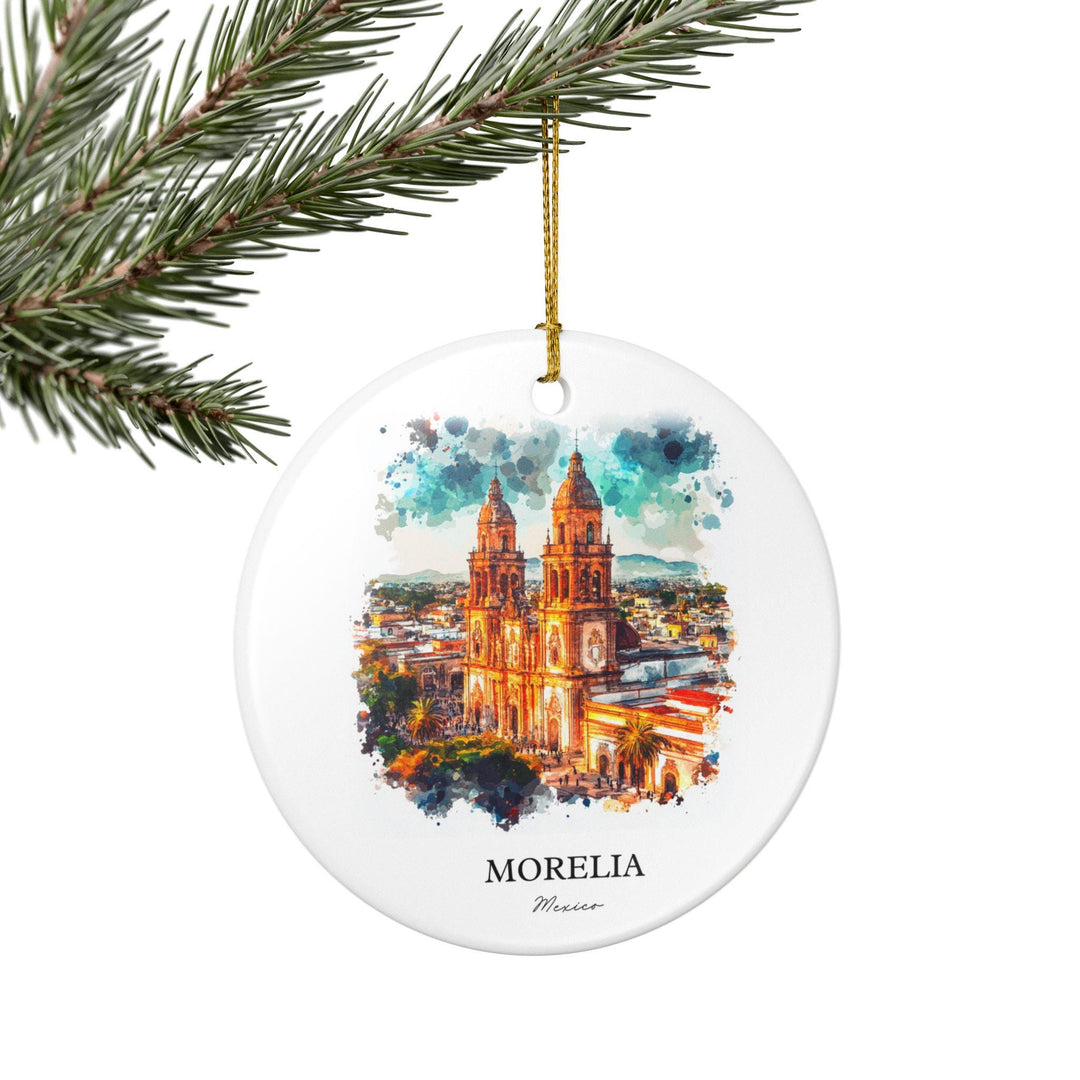 Morelia MX Ornament: Unique Morelia Souvenir, Morelia Mexico Xmas Decor, and Authentic Morelia Gift