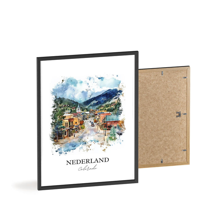 Nederland CO Wall Art, Boulder County Print, Barker Meadow Artwork, Nederland Gift, Travel Print, Travel Poster, Housewarming Gift