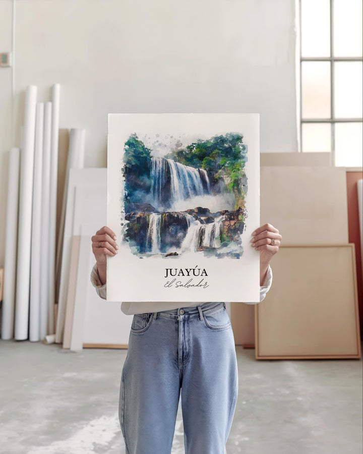Juayúa, El Salvador – Watercolor Art Print