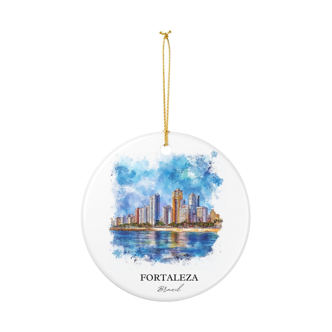 Fortaleza, Brazil Ornament: Unique Fortaleza Souvenir, Fortaleza Xmas Decor, and Authentic Fortaleza Brazil Gift