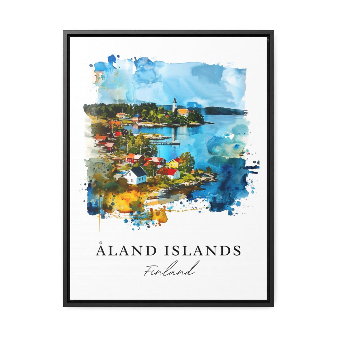 Aland Islands Wall Art - Finland Print