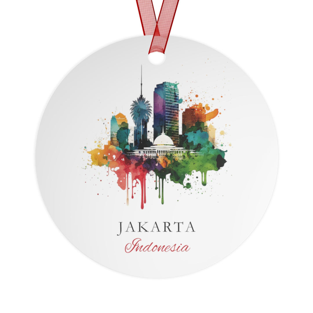 Jakarta Indonesia Ornament: Unique Jakarta Souvenir, Jakarta Xmas Decor, and Authentic Jakarta Christmas Gift