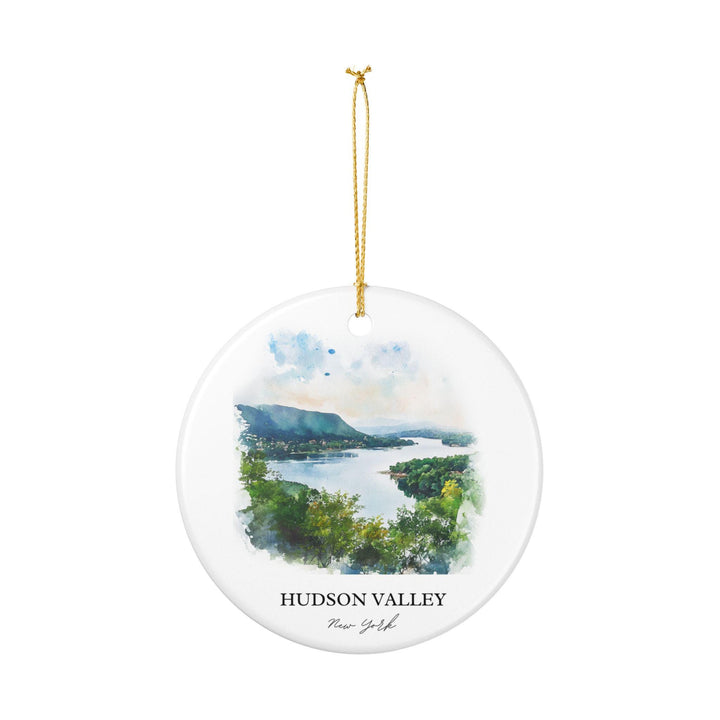 Hudson Valley Ornament: Unique Hudson Valley Souvenir, Hudson Valley NY Xmas Decor, and Authentic Upstate NY Gift
