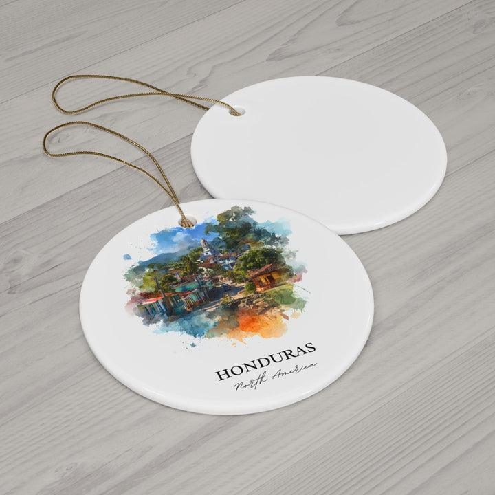 Honduras Ornament: Unique Honduras Souvenir, Honduras Xmas Decor, and Authentic Honduras Gift