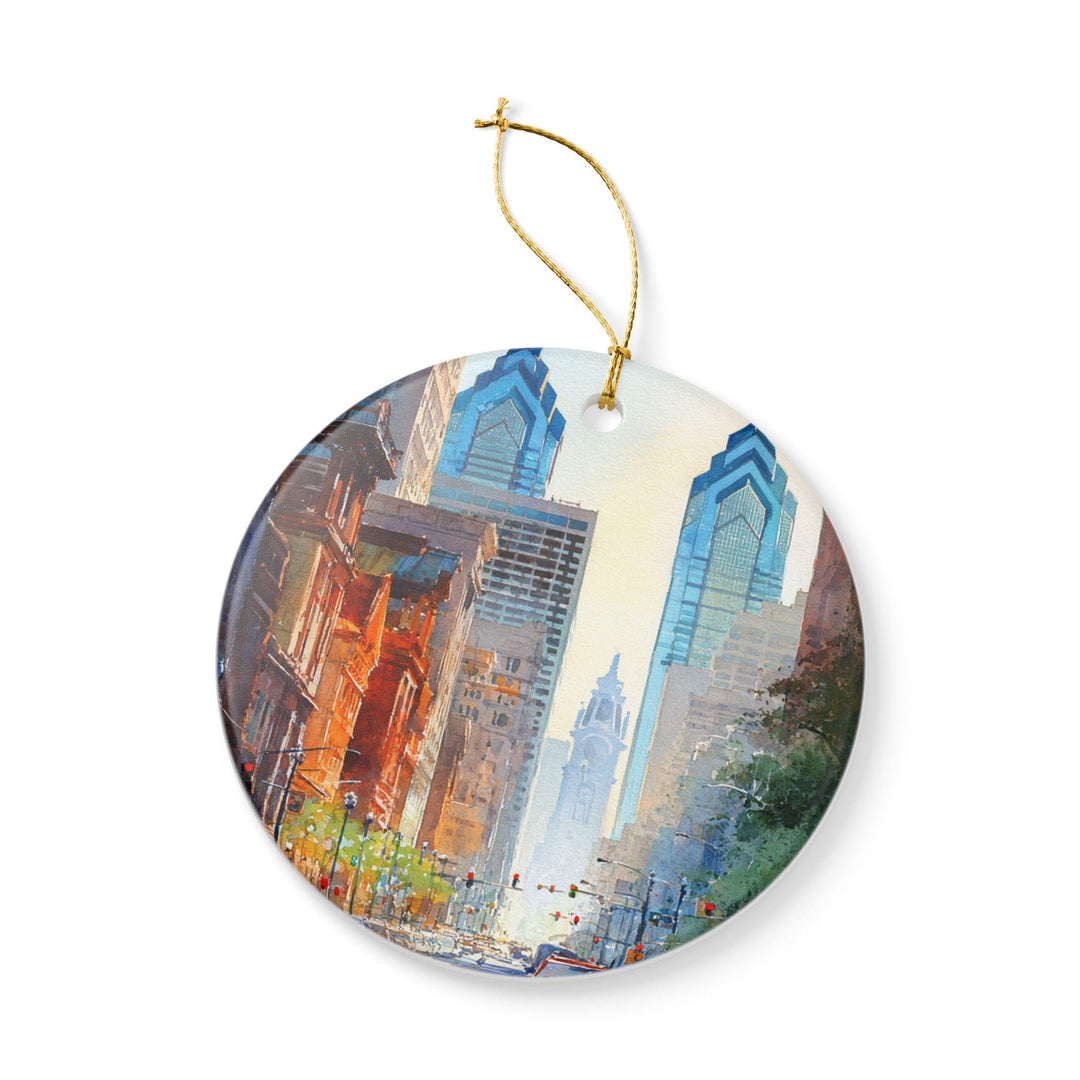 Philadelphia Ornament: Unique Philly Souvenir, Philly Xmas Decor, and Authentic Philly Gift