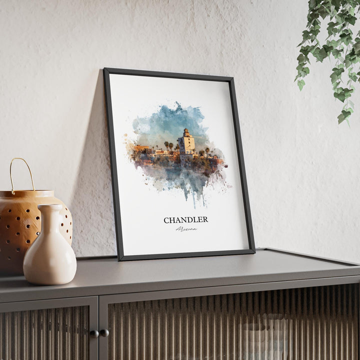 Chandler, Arizona – Watercolor Art Print