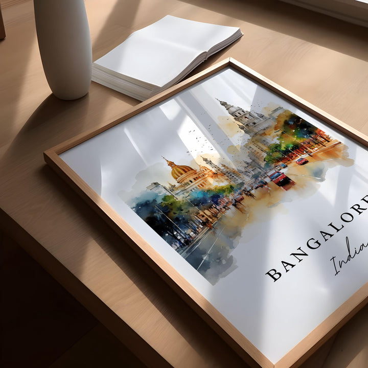 Bangalore Wall Art - Karnatak India Print