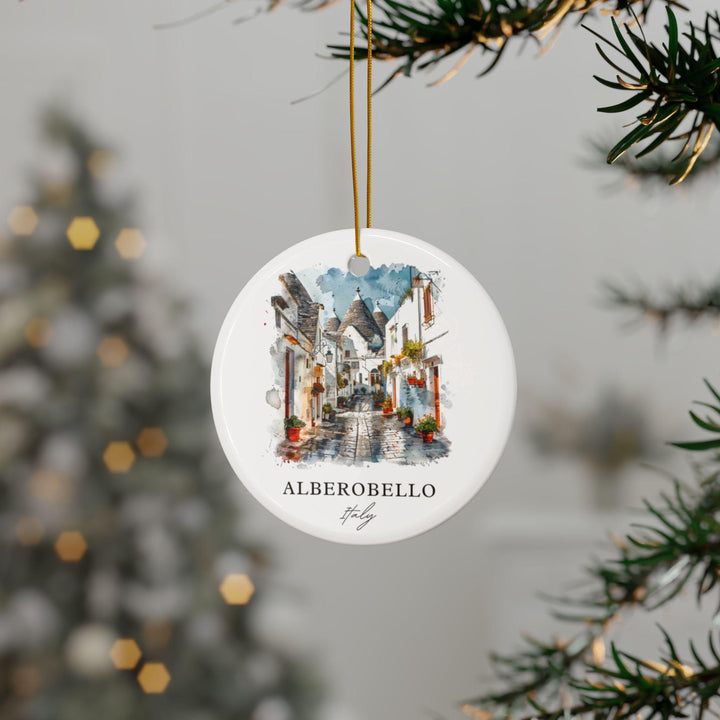 Alberobello Ornament: Unique Alberobello Italy Souvenir, Italy Xmas Decor, and Authentic Italy Gift