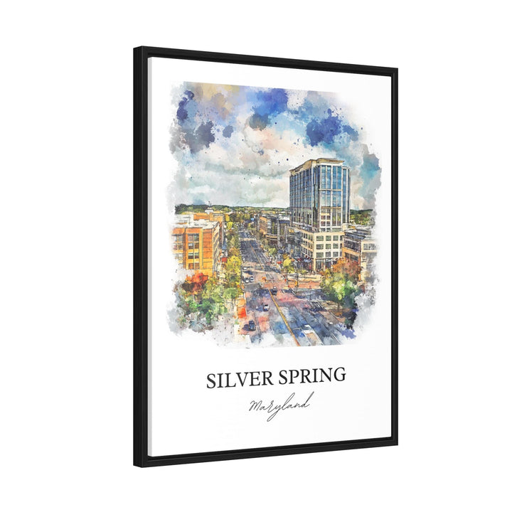 Silver Spring MD Wall Art - Maryland Print