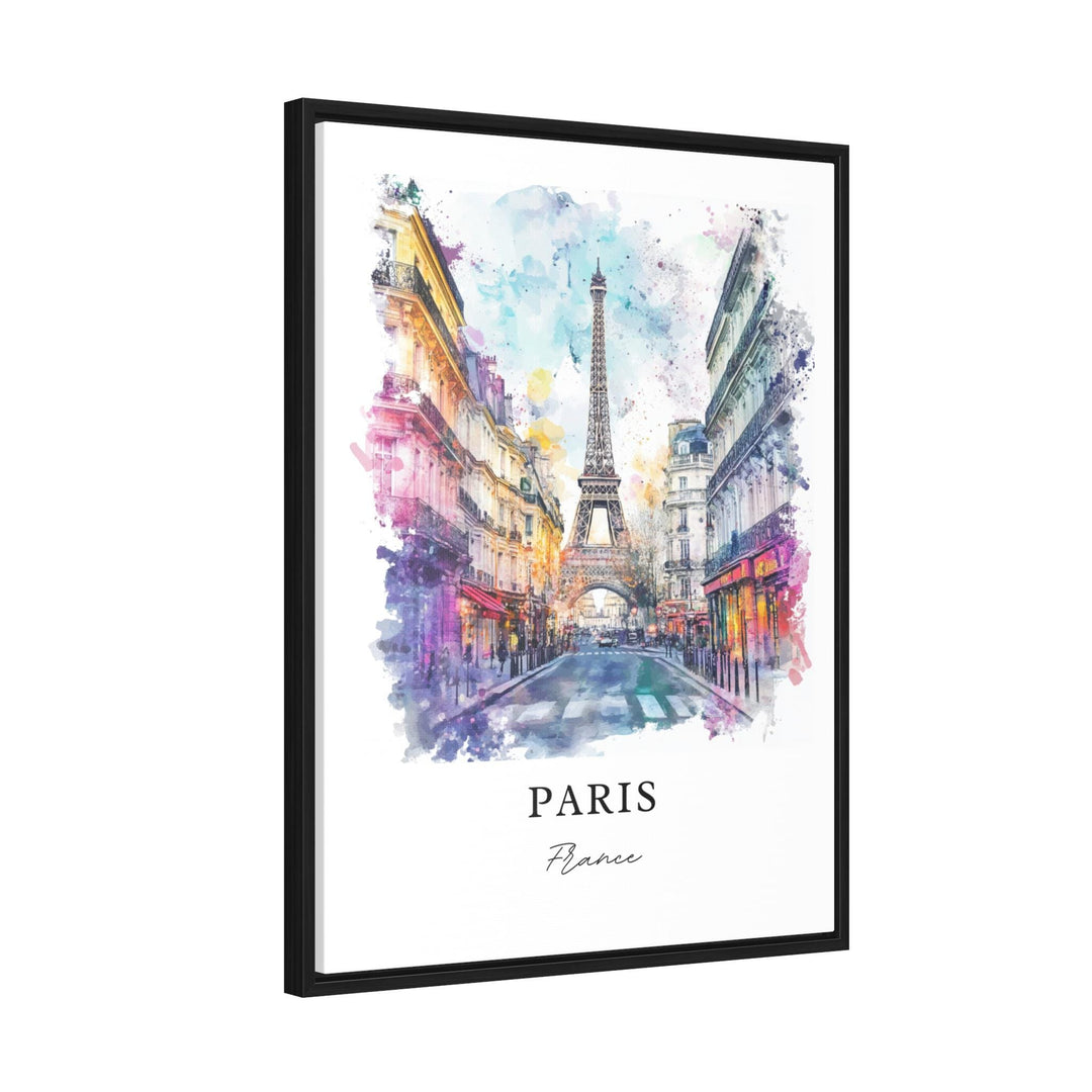 Paris Watercolor Art, Paris France Print, Eiffel Tower Watercolor Art, Paris France Gift, Travel Print, Travel Poster, Housewarming Gift