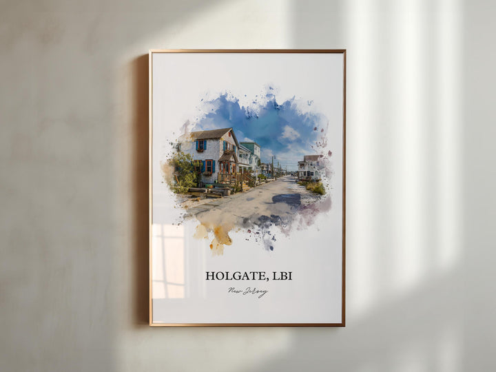 Holgate, New Jersey – Watercolor Art Print