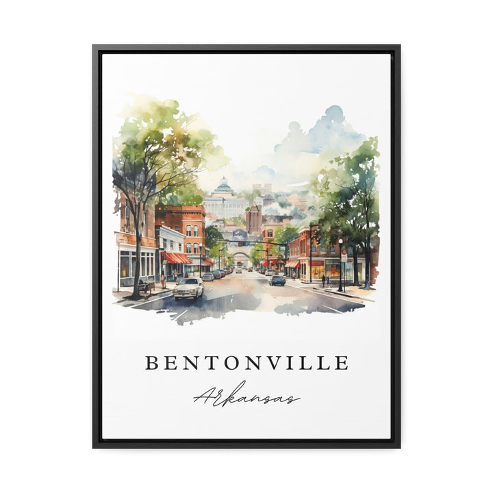 Bentonville Wall Art - Arkansas Print