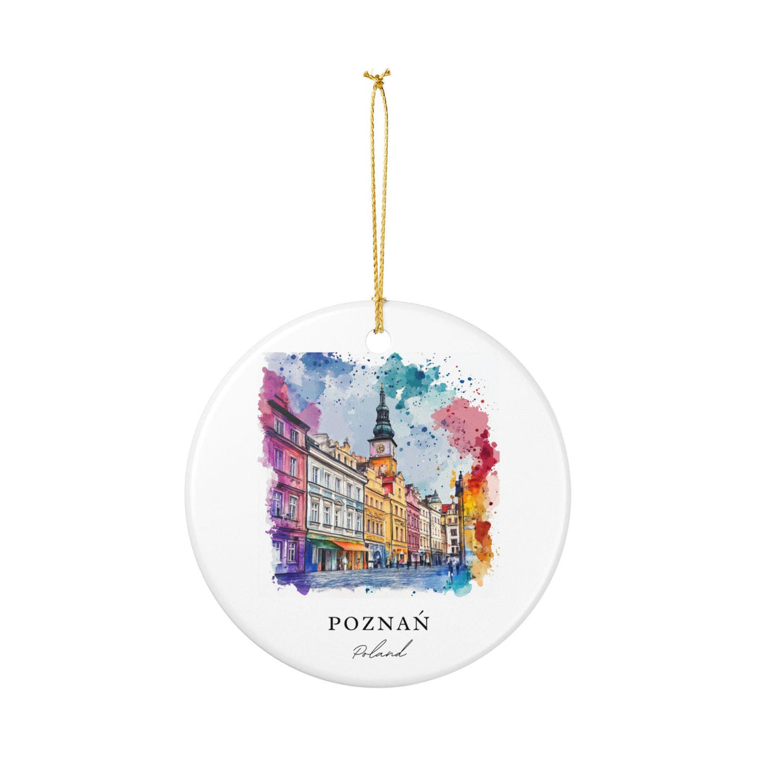 Poznan Ornament: Unique Poznan Poland Souvenir, Poland Xmas Decor, and Authentic Poznan Poland Gift