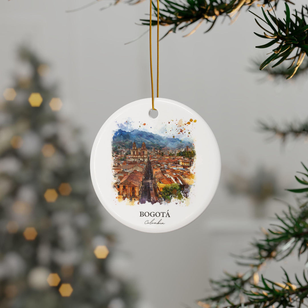 Bogota Colombia Ornament: Unique Bogota Souvenir, Bogota Xmas Decor, and Authentic Bogota Colombia Gift