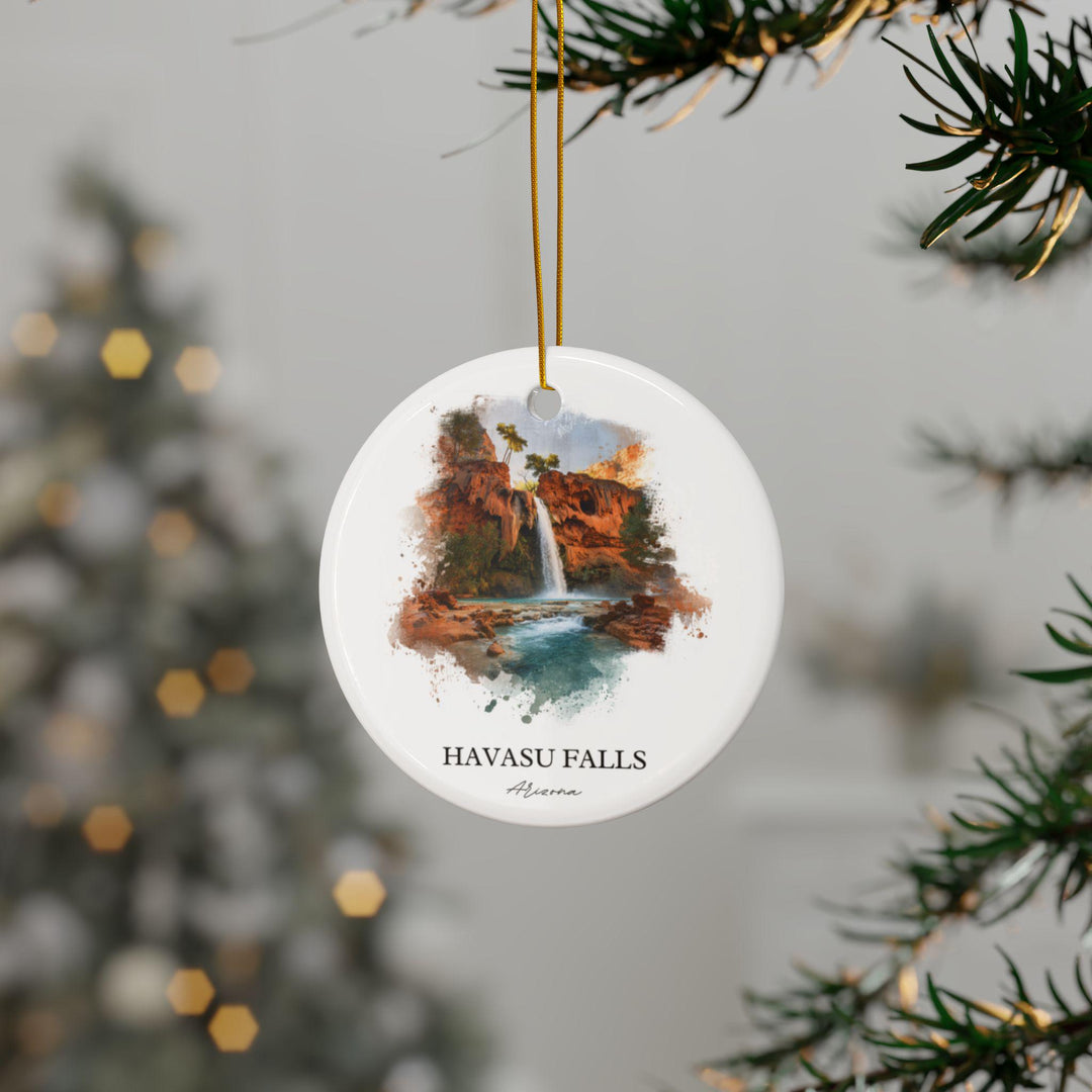 Havasu Falls Ornament: Unique Havasu Falls Souvenir, Arizona Xmas Decor, and Authentic Havasu Falls Gift