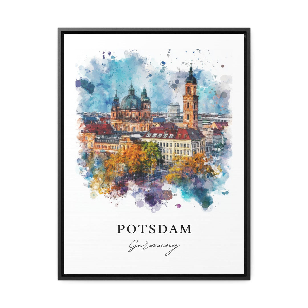 Potsdam Germany Wall Art, Potsdam Print, Potsdam Watercolor Art, Berlin Germany Gift,