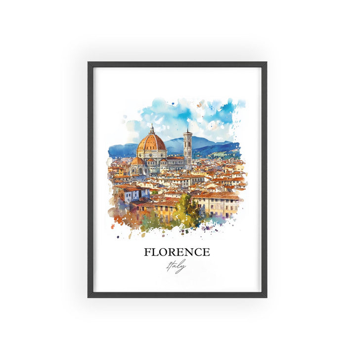 Florence Italy Wall Art, Florence Italia Print, Italy Watercolor Art, Florence Italy Gift, Travel Print, Travel Poster, Housewarming Gift